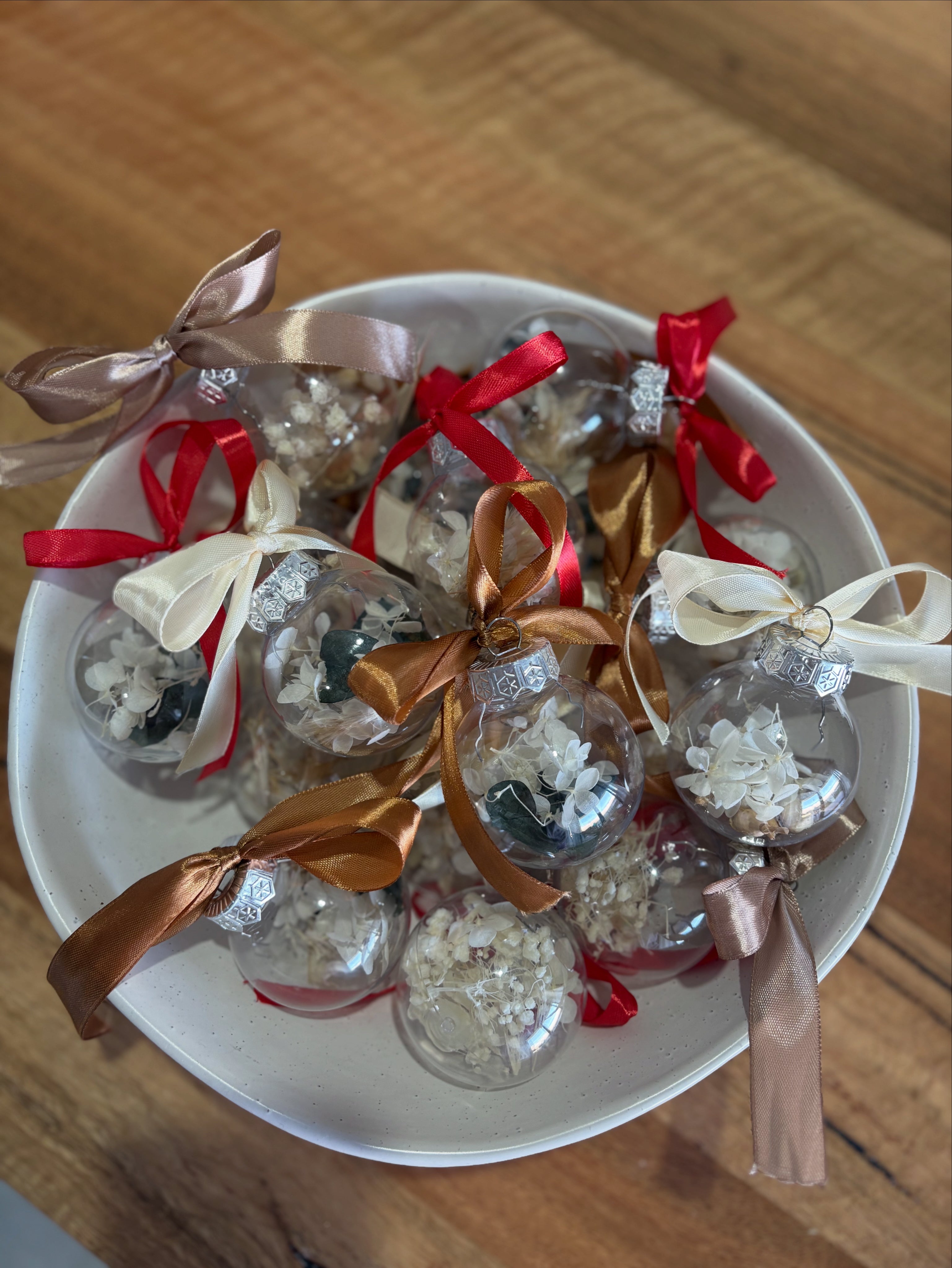 Christmas Baubles - Neutral - 6cm